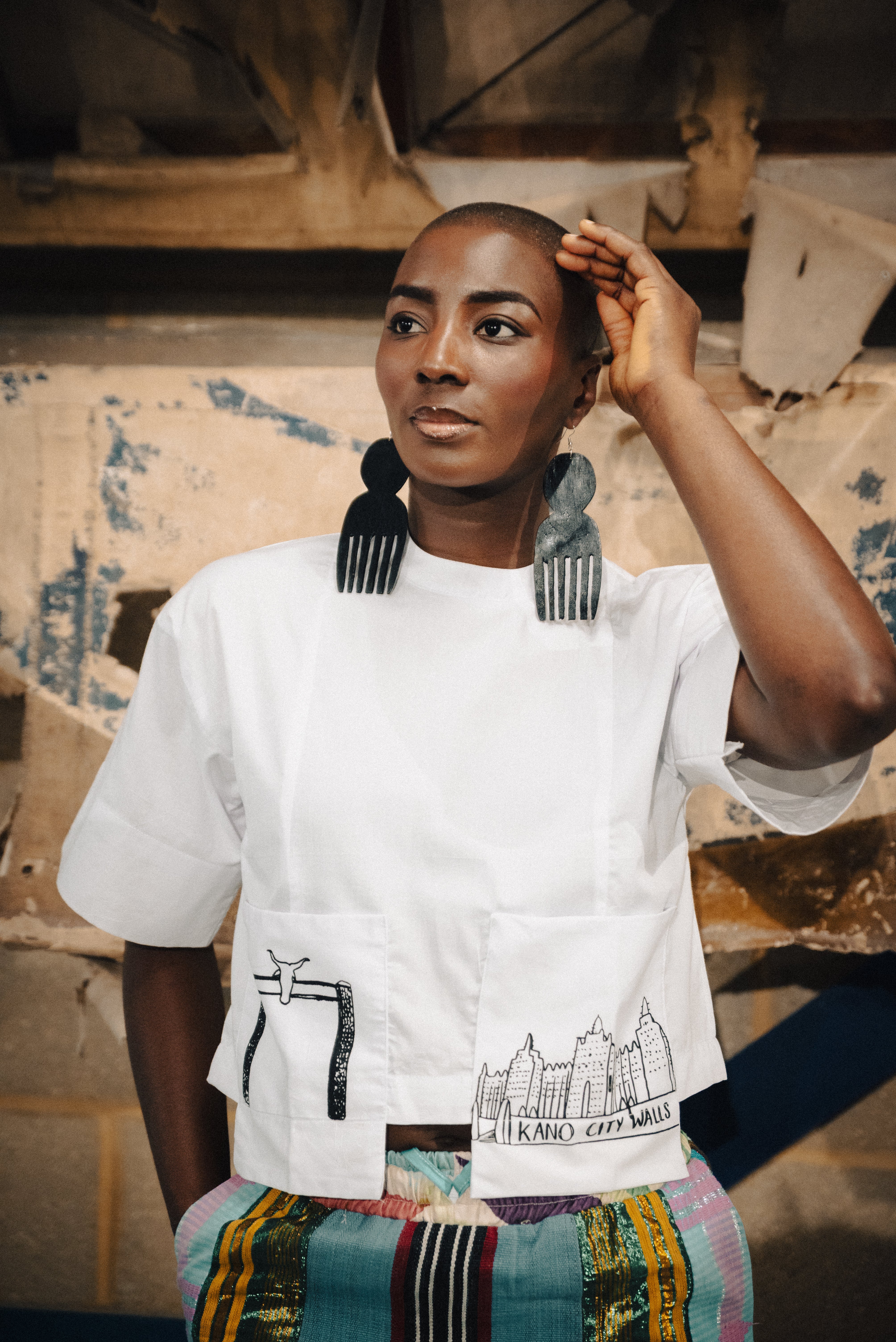 Landmark Cropped Shirt