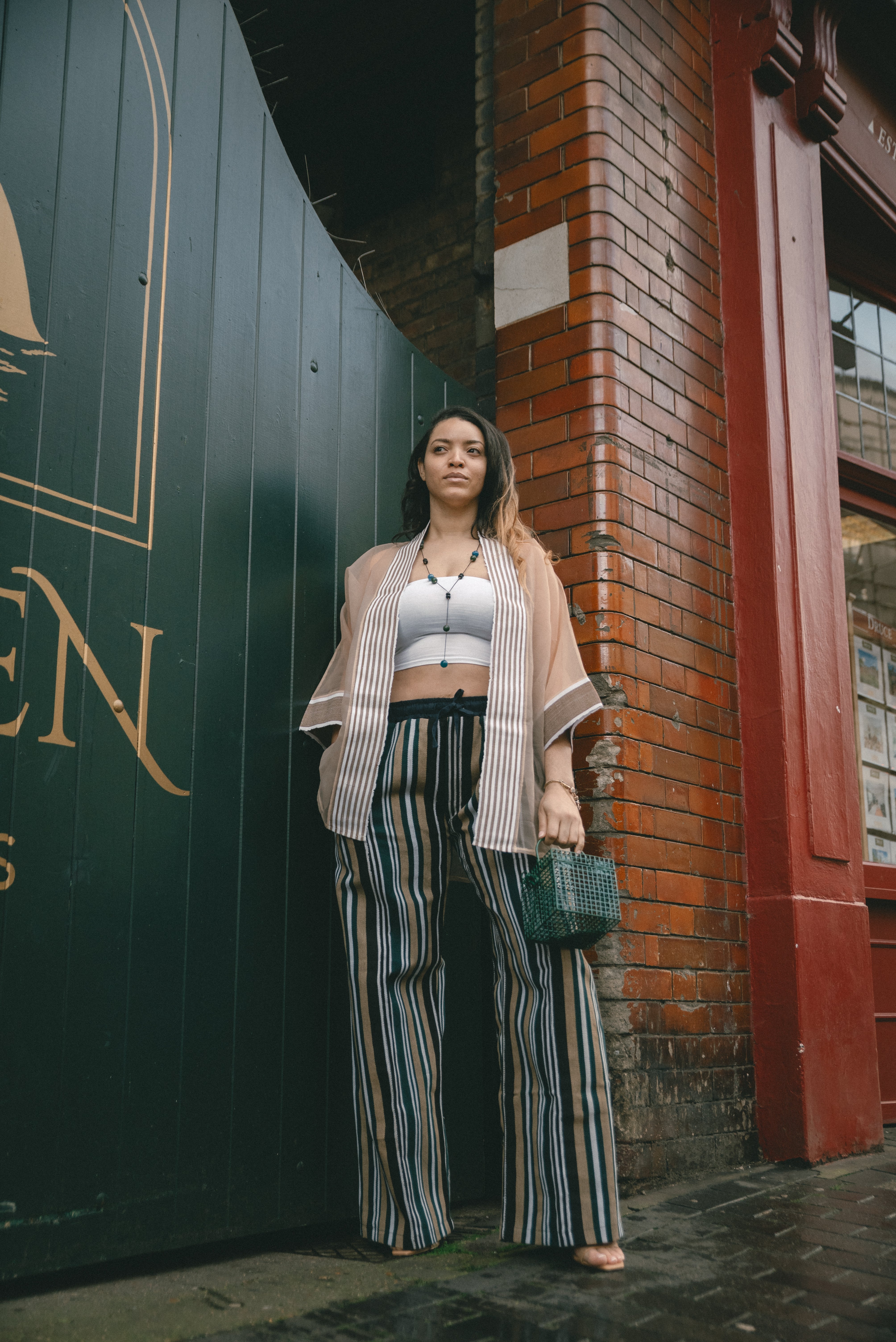 Tobi Wide-Leg Aso Oke Trousers