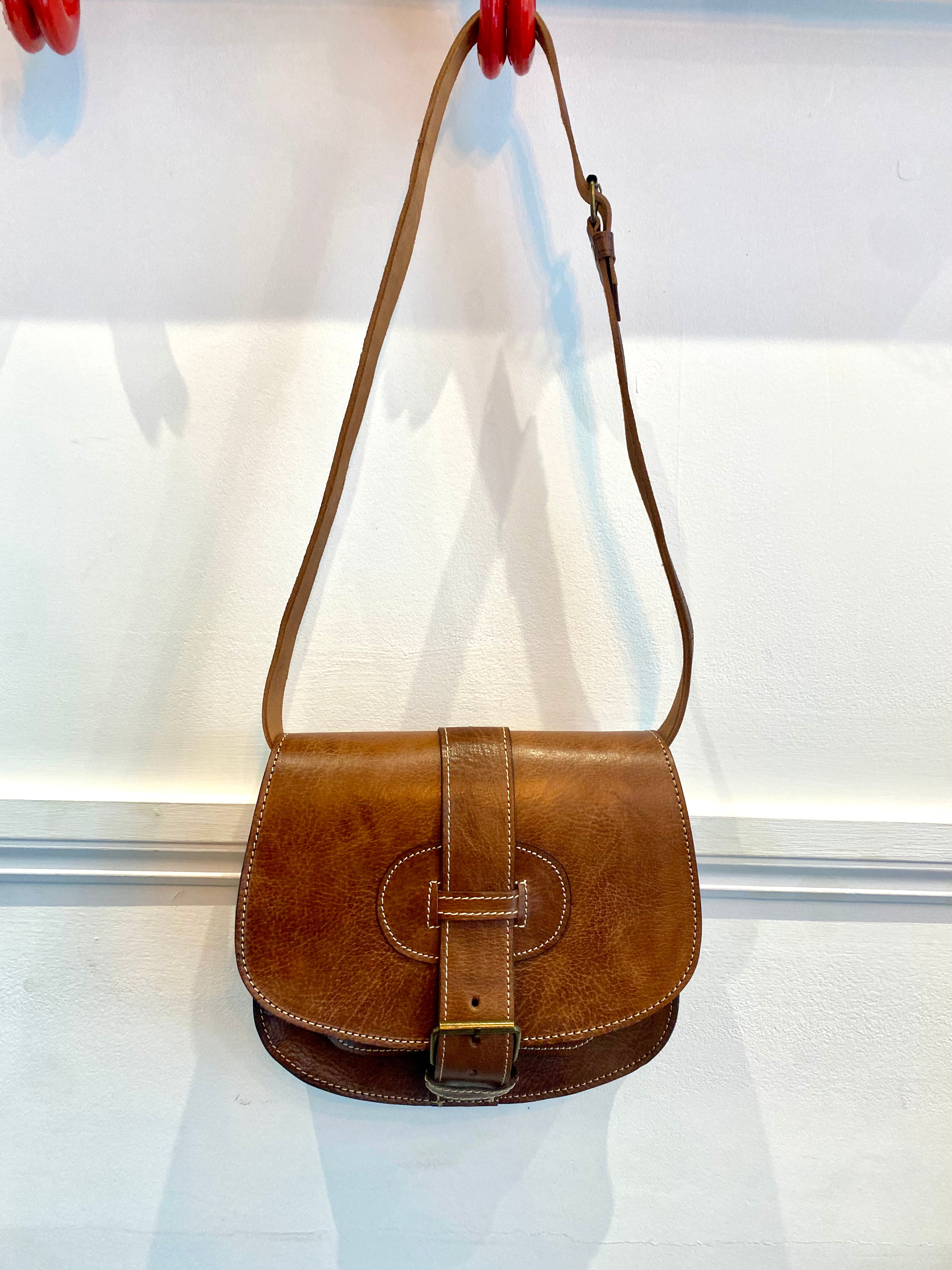 Leather Saddle Bag