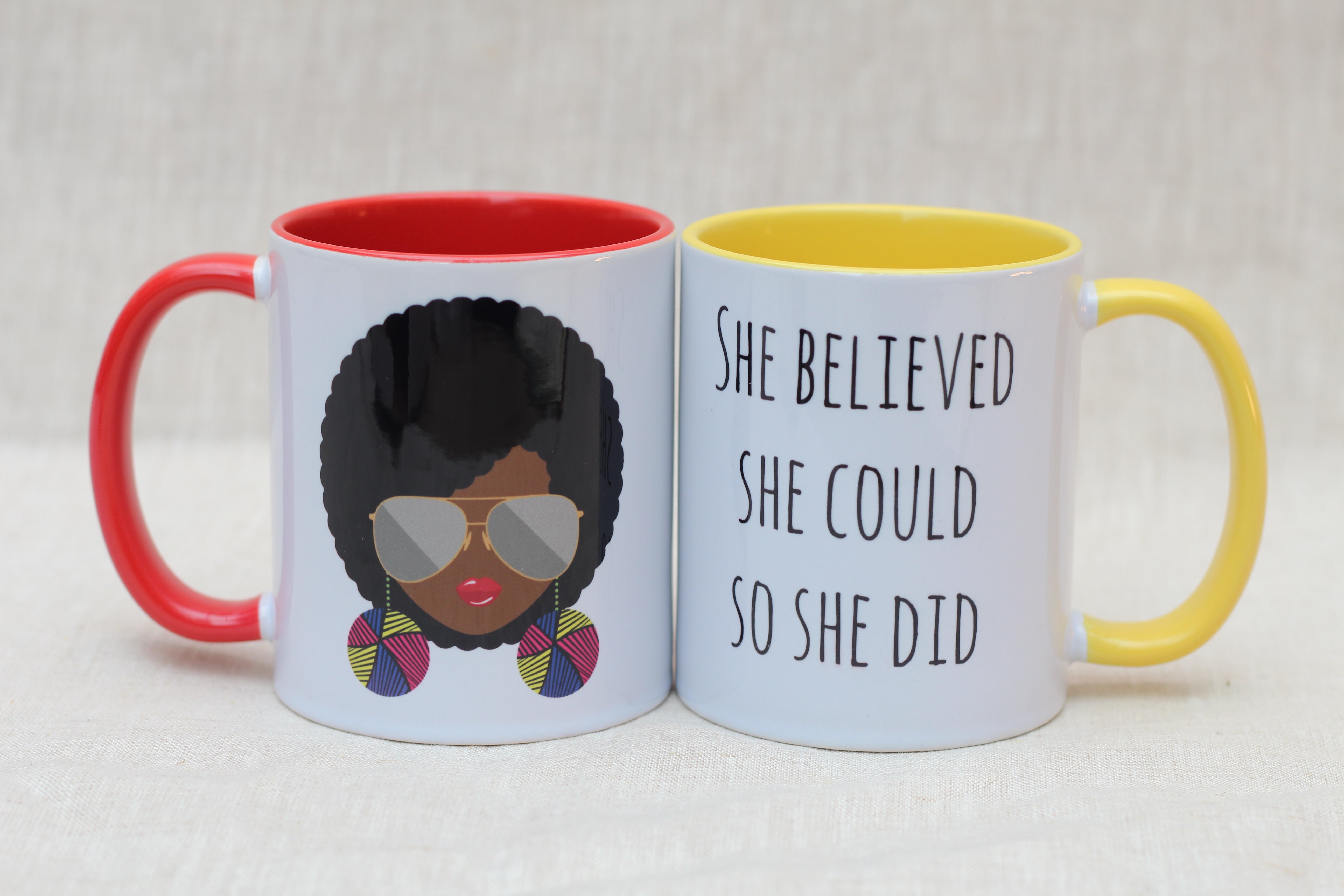Afro Girl Mug