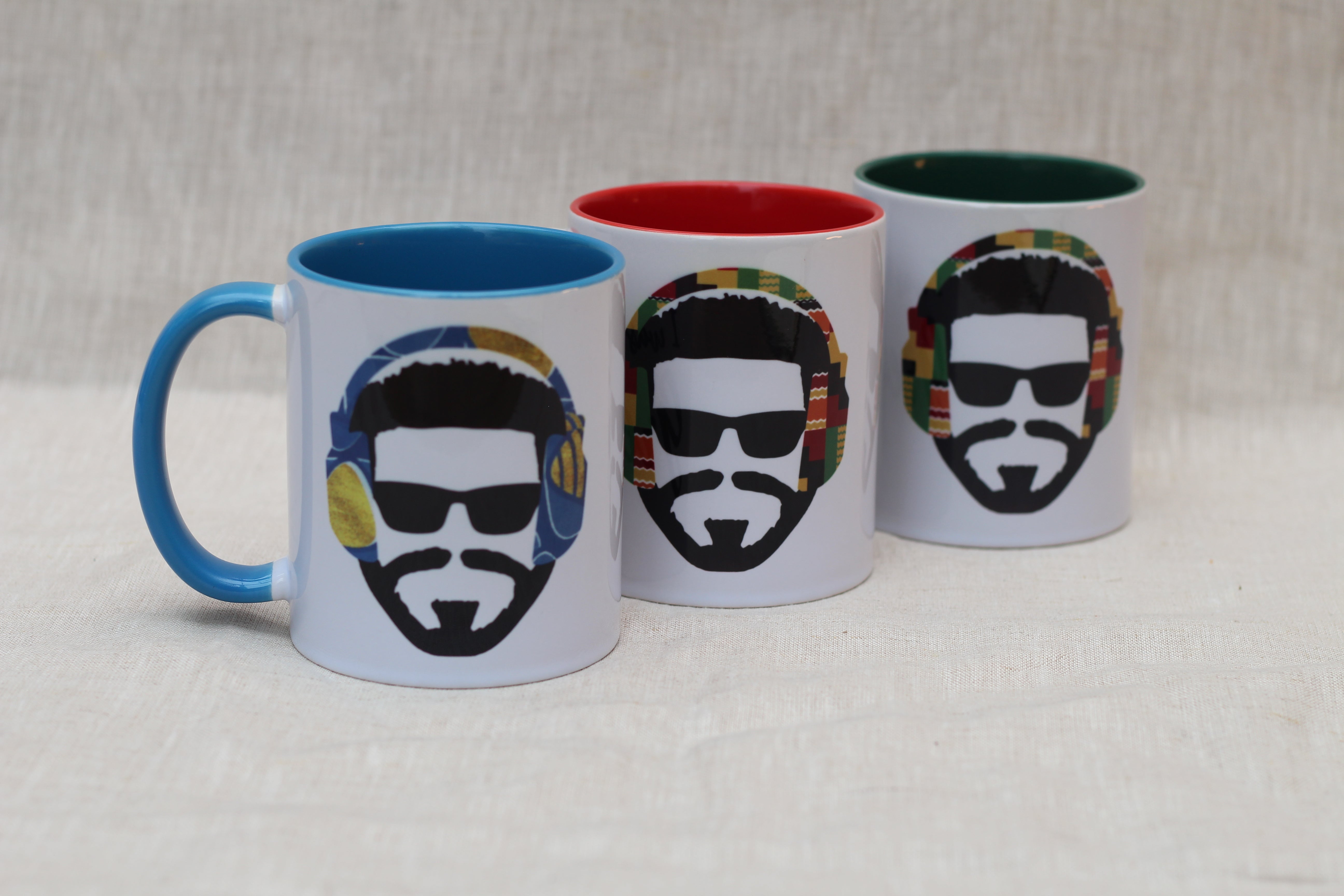 Afro Music Man Mug
