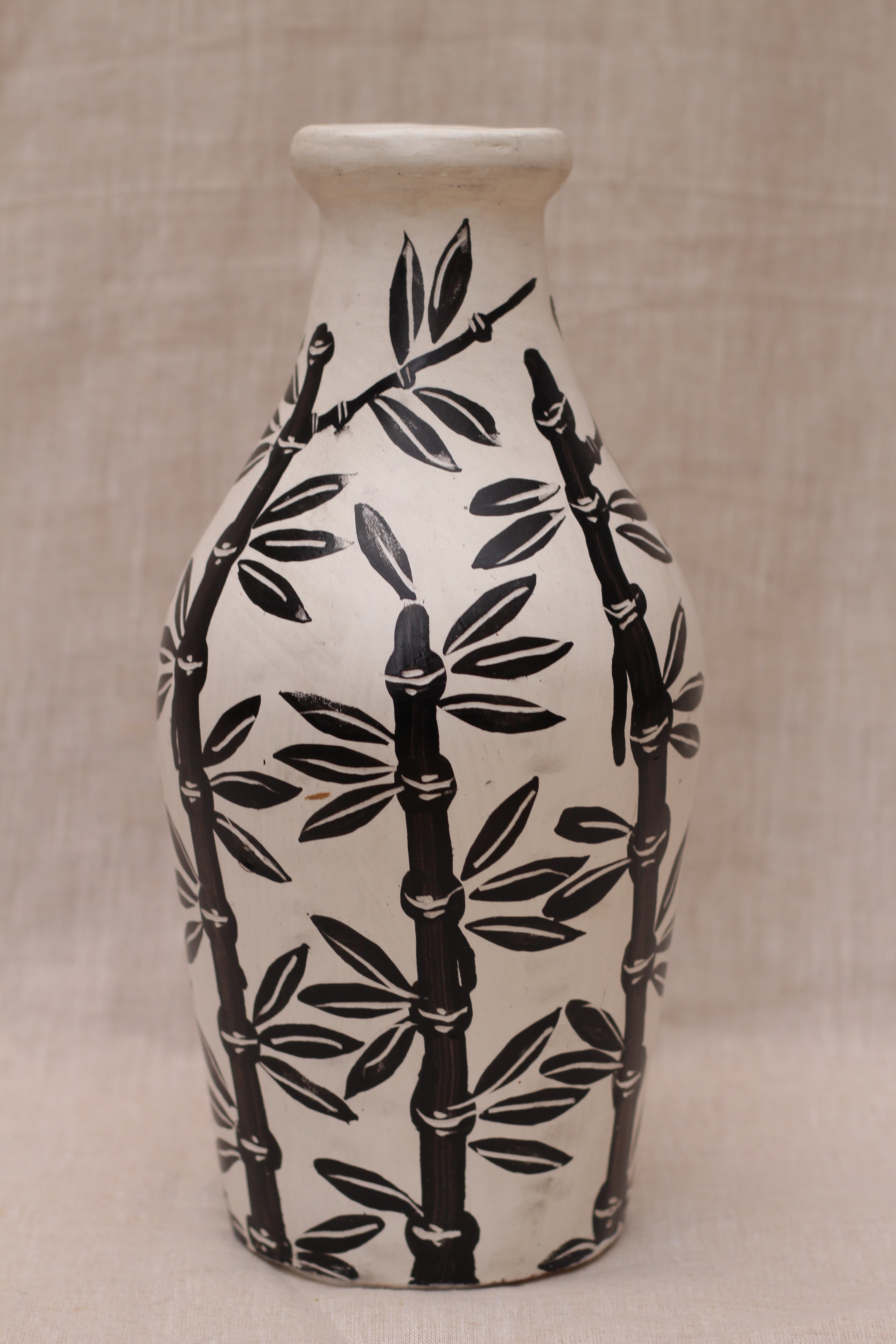 Bamboo Motif Shaped Vase