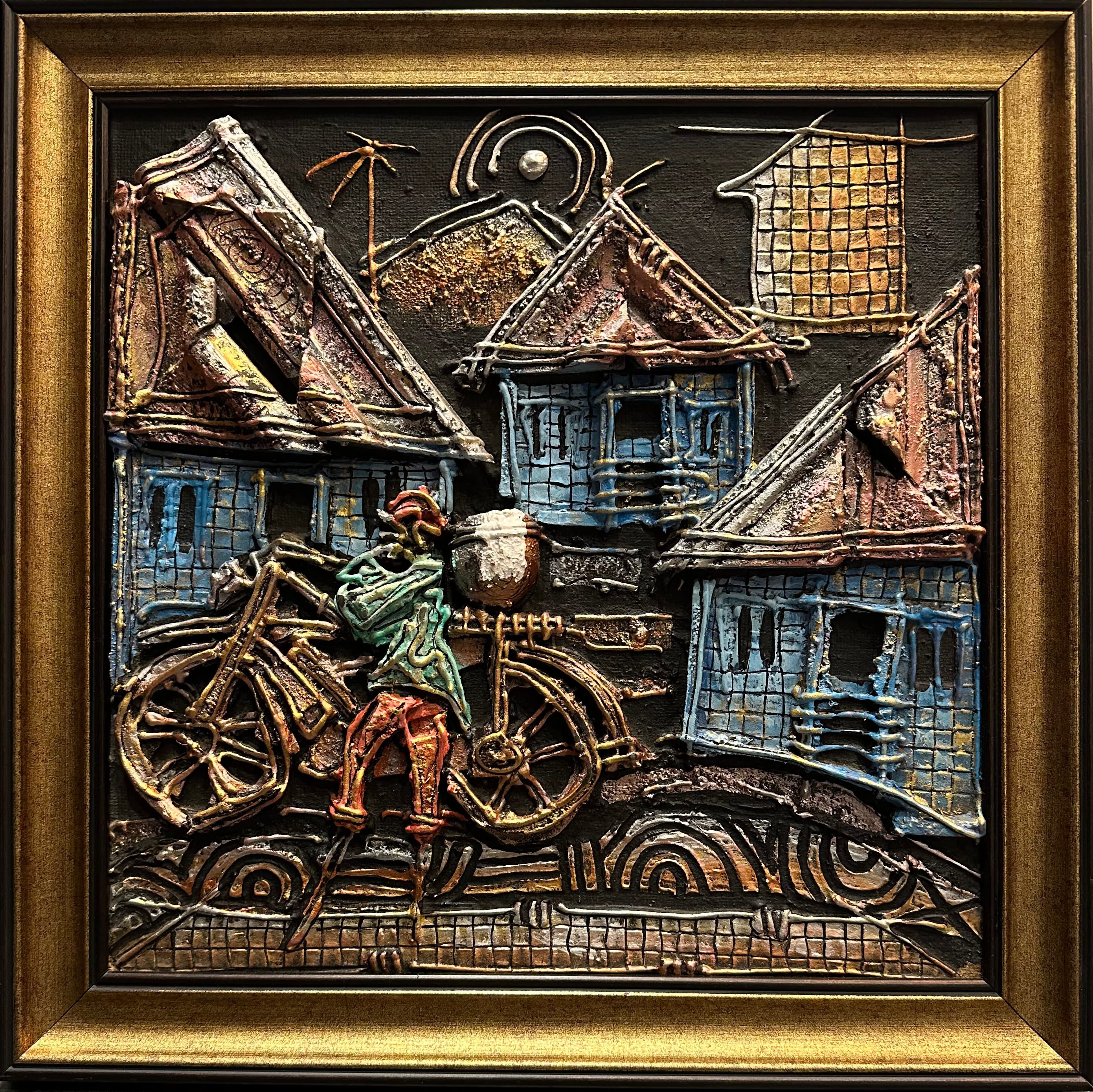 Village Life Painting