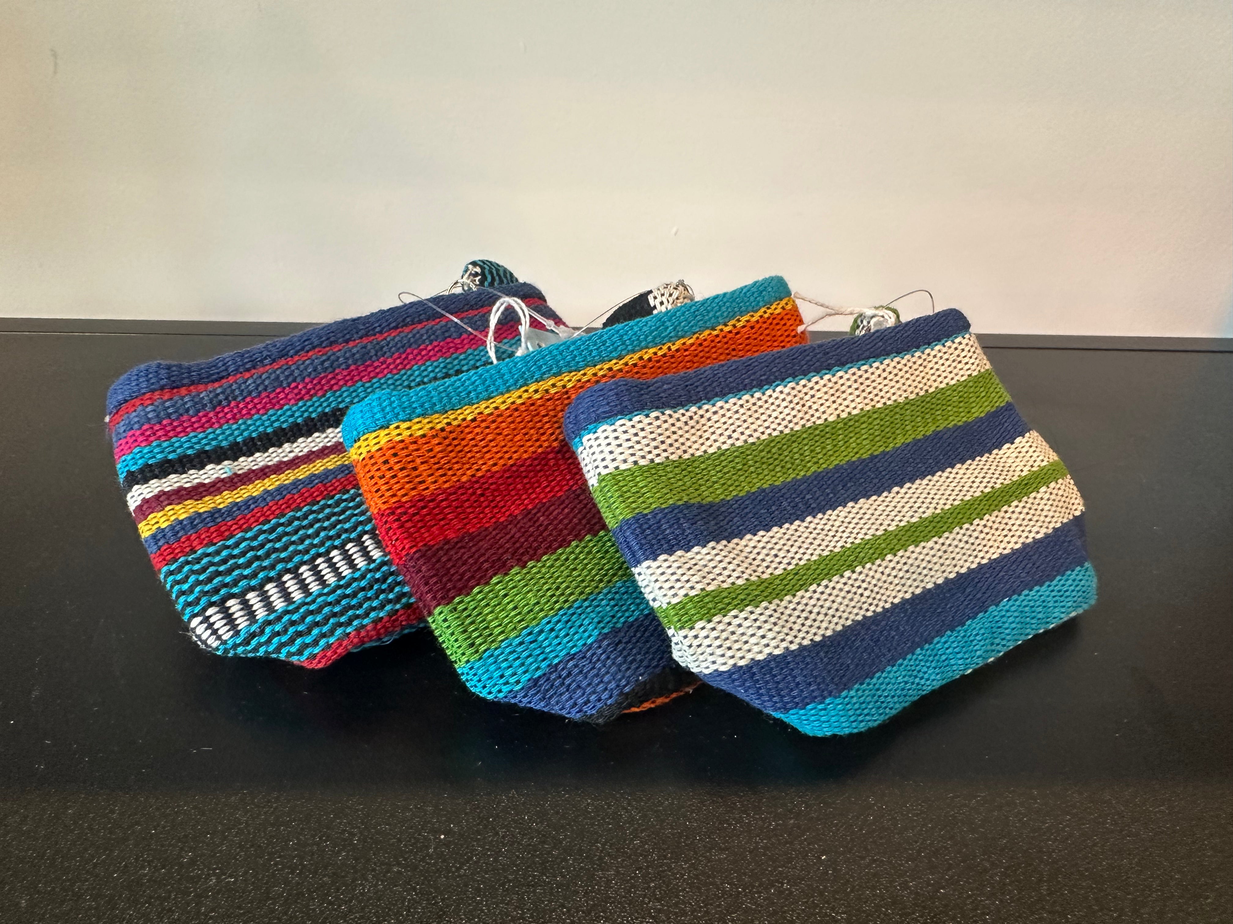 Woven Multi Coloured Coin Purse