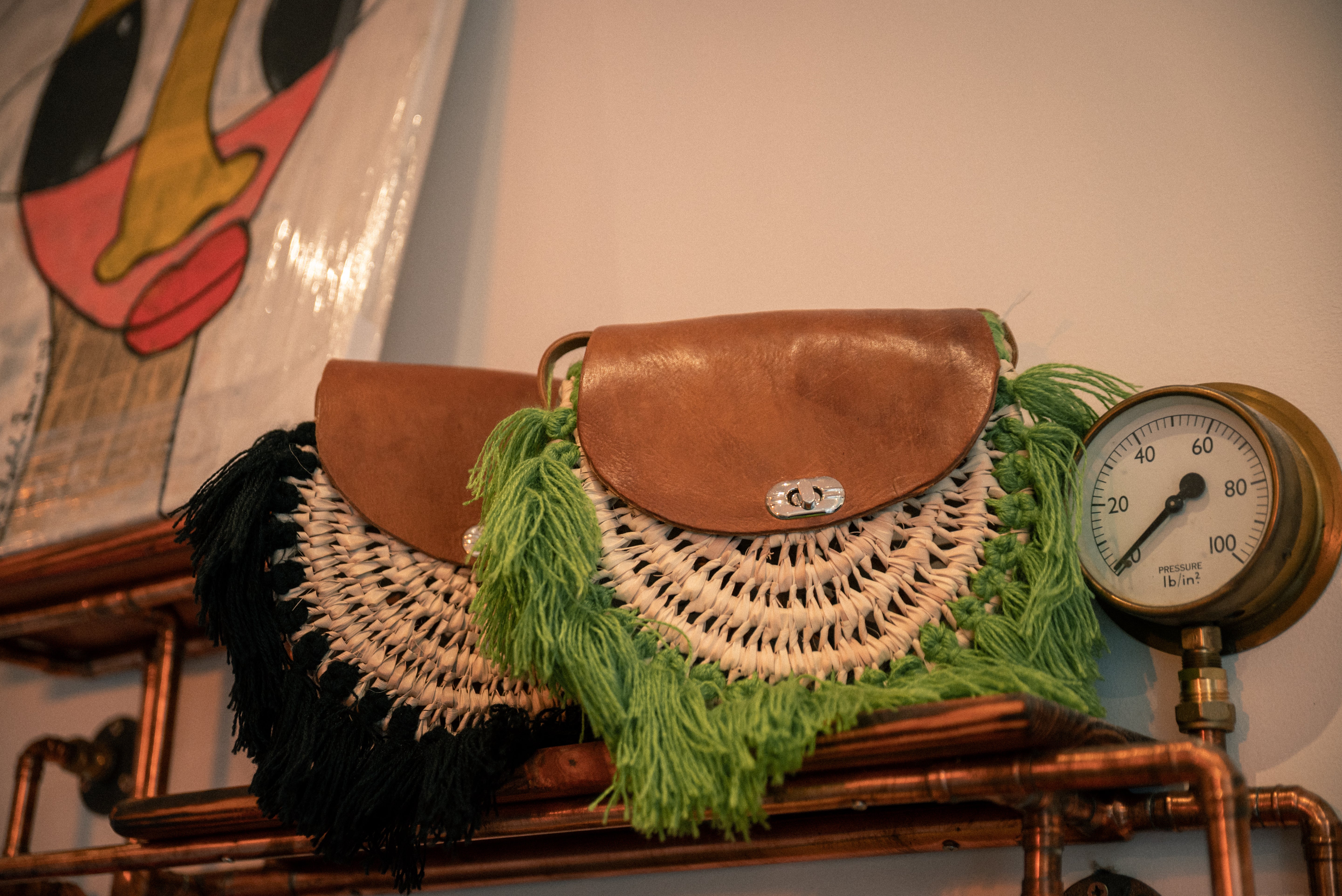 Moroccan Raffia Handbag