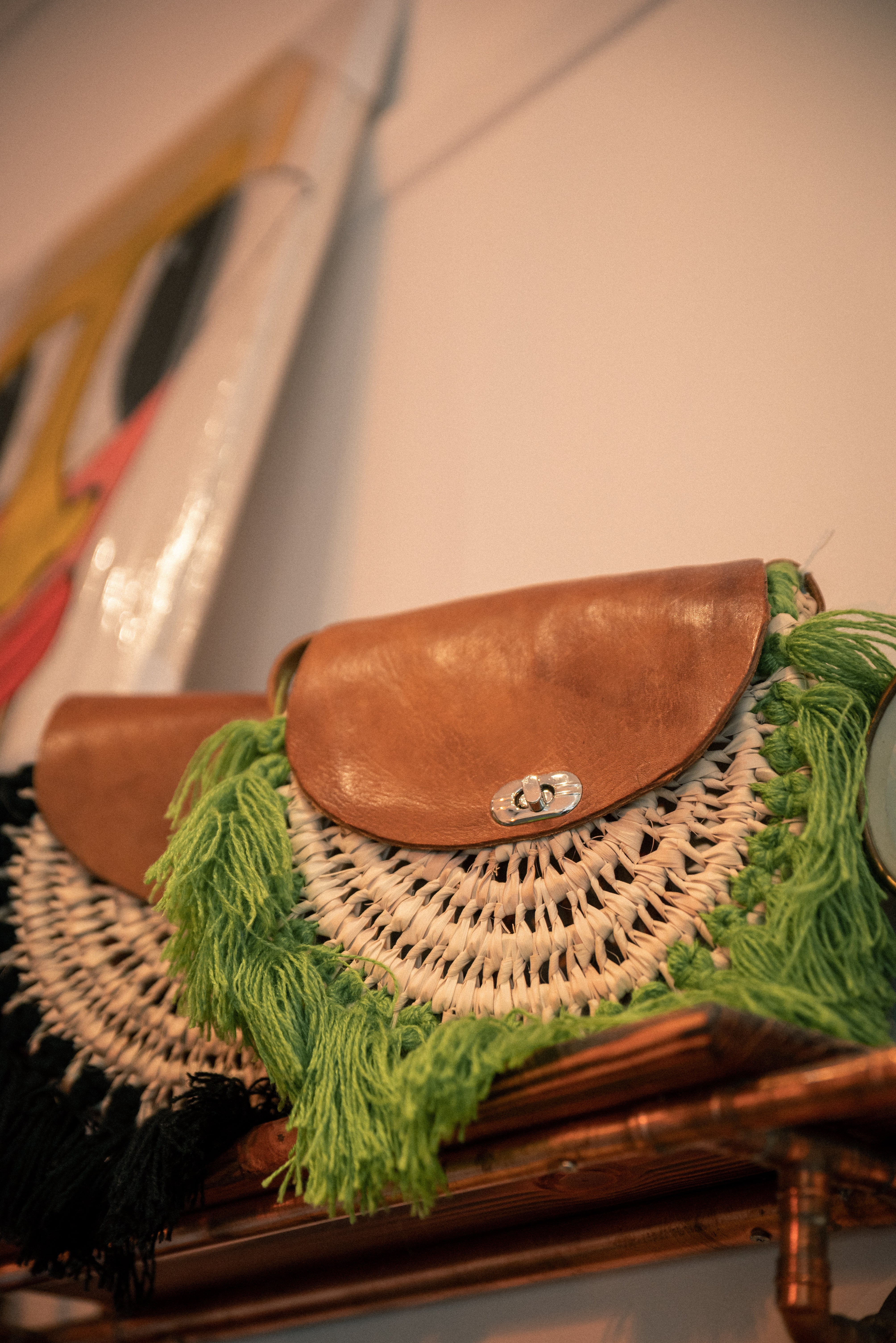 Moroccan Raffia Handbag