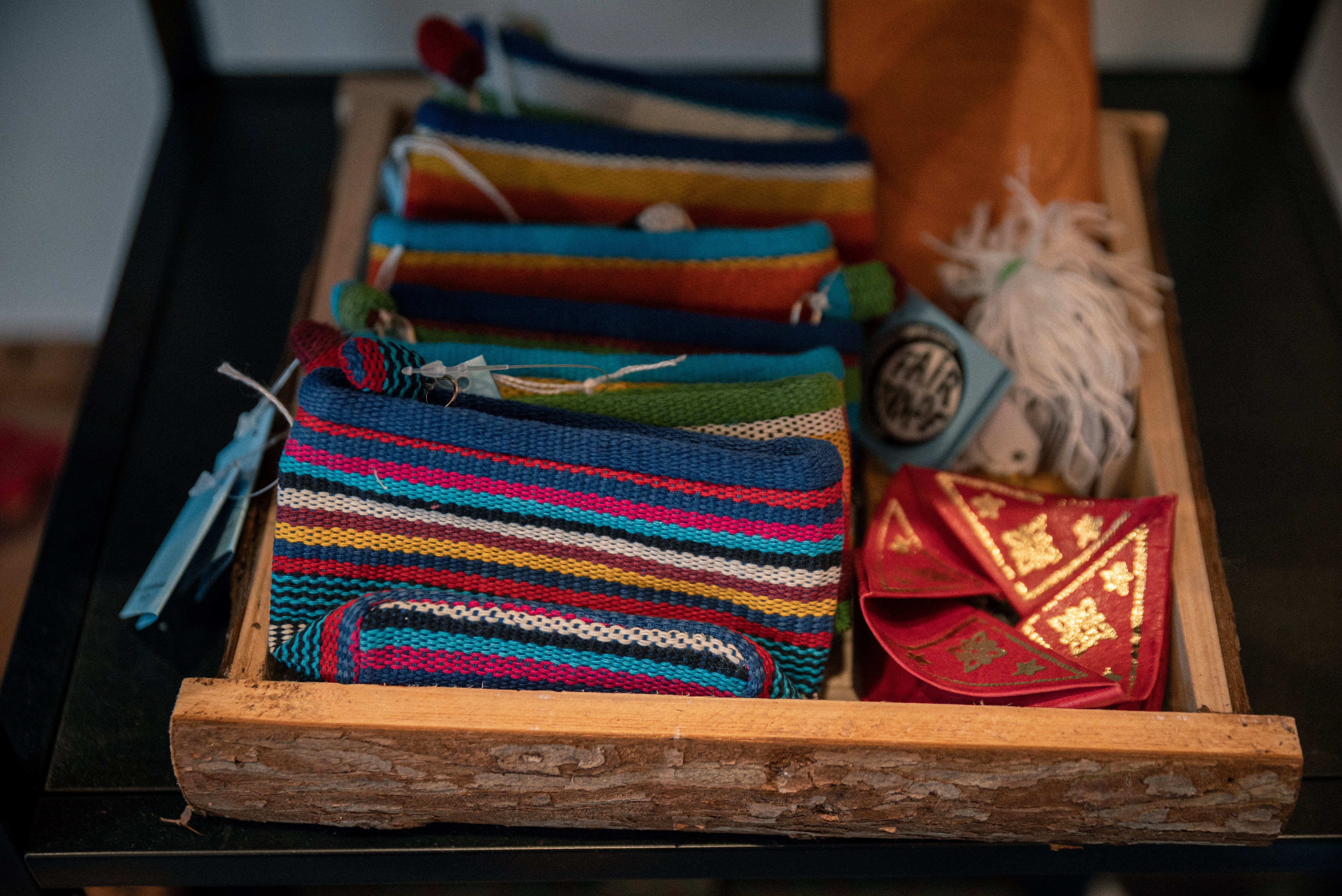 Woven Multi Coloured Coin Purse