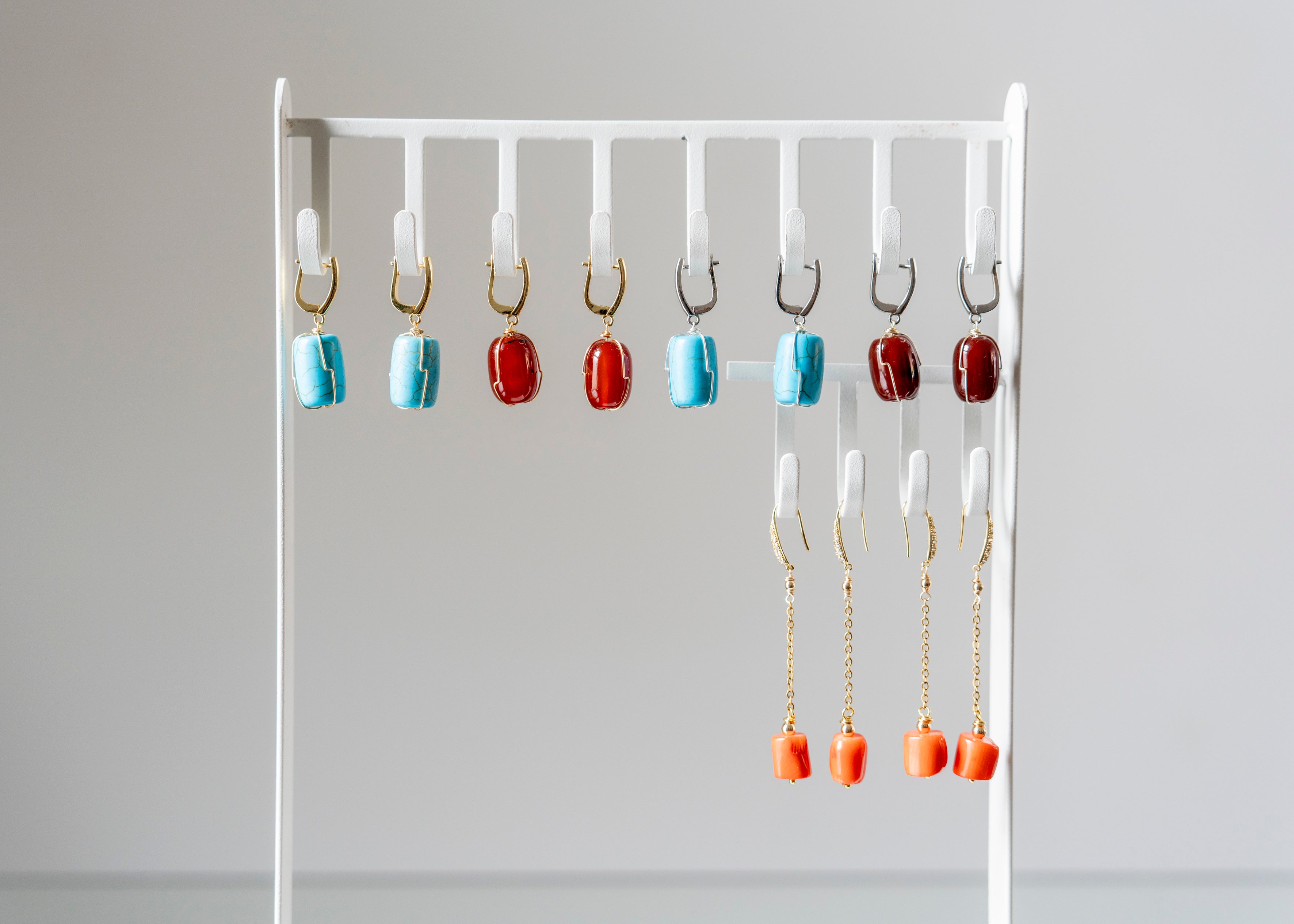 Semi Precious Earrings