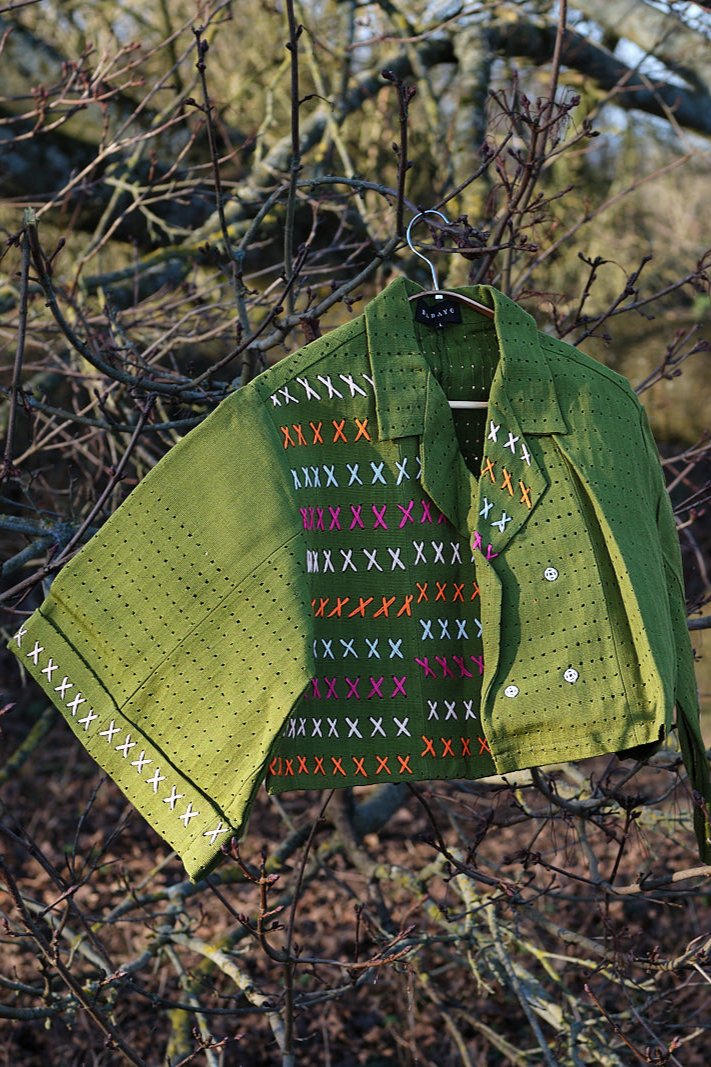 Aso Oke Embroidered Jacket