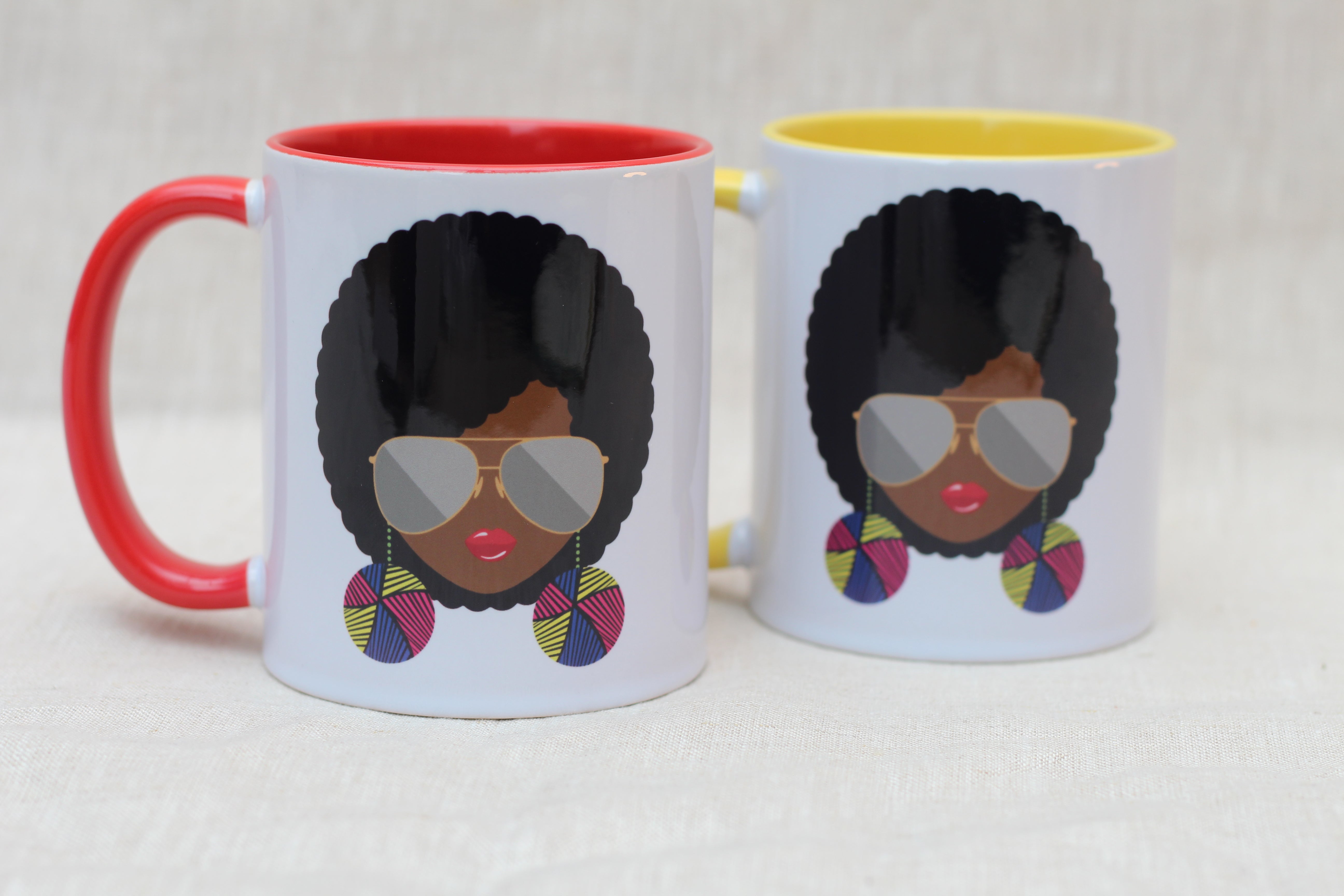 Afro Girl Mug