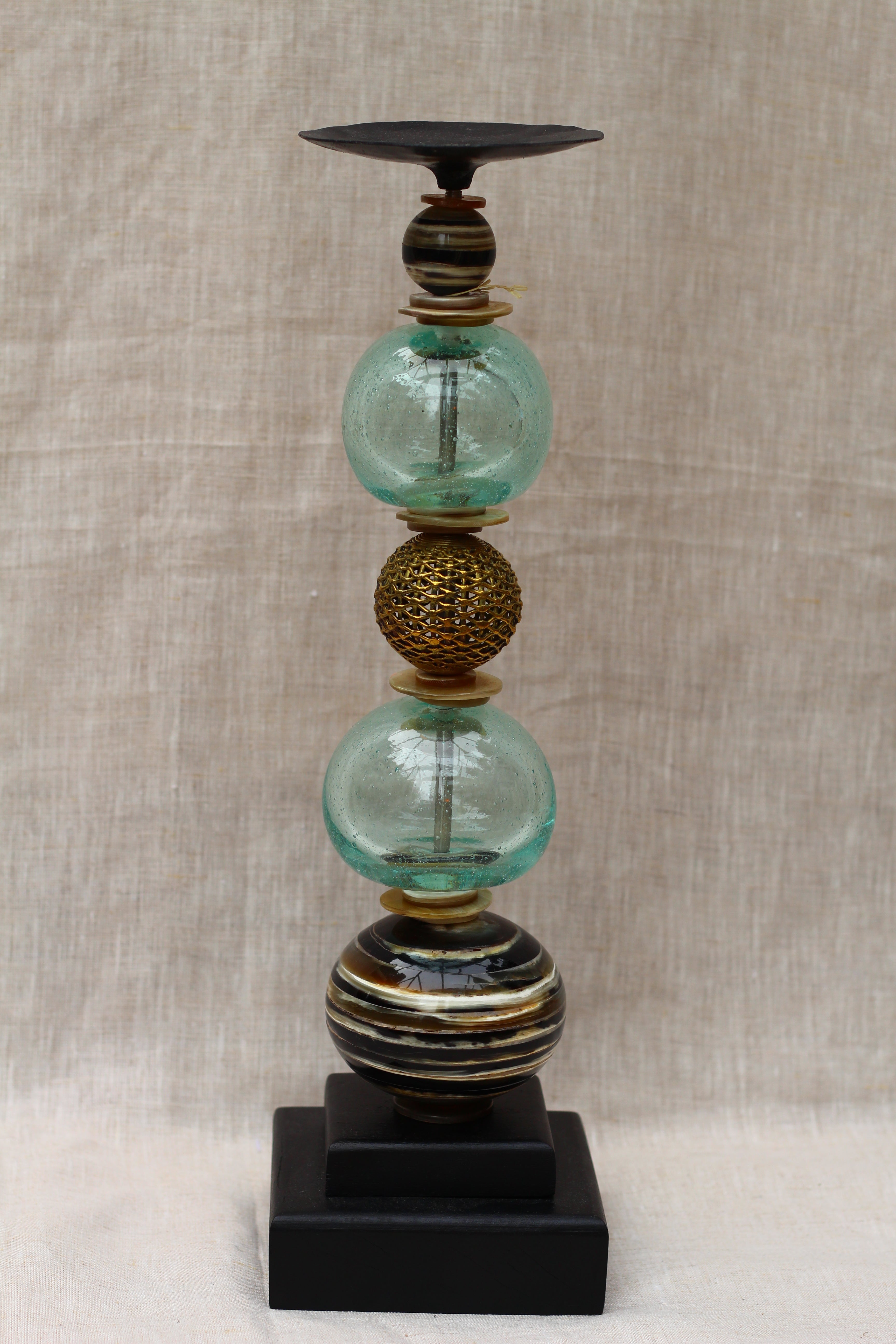 Bubble Zebu Candle Holders