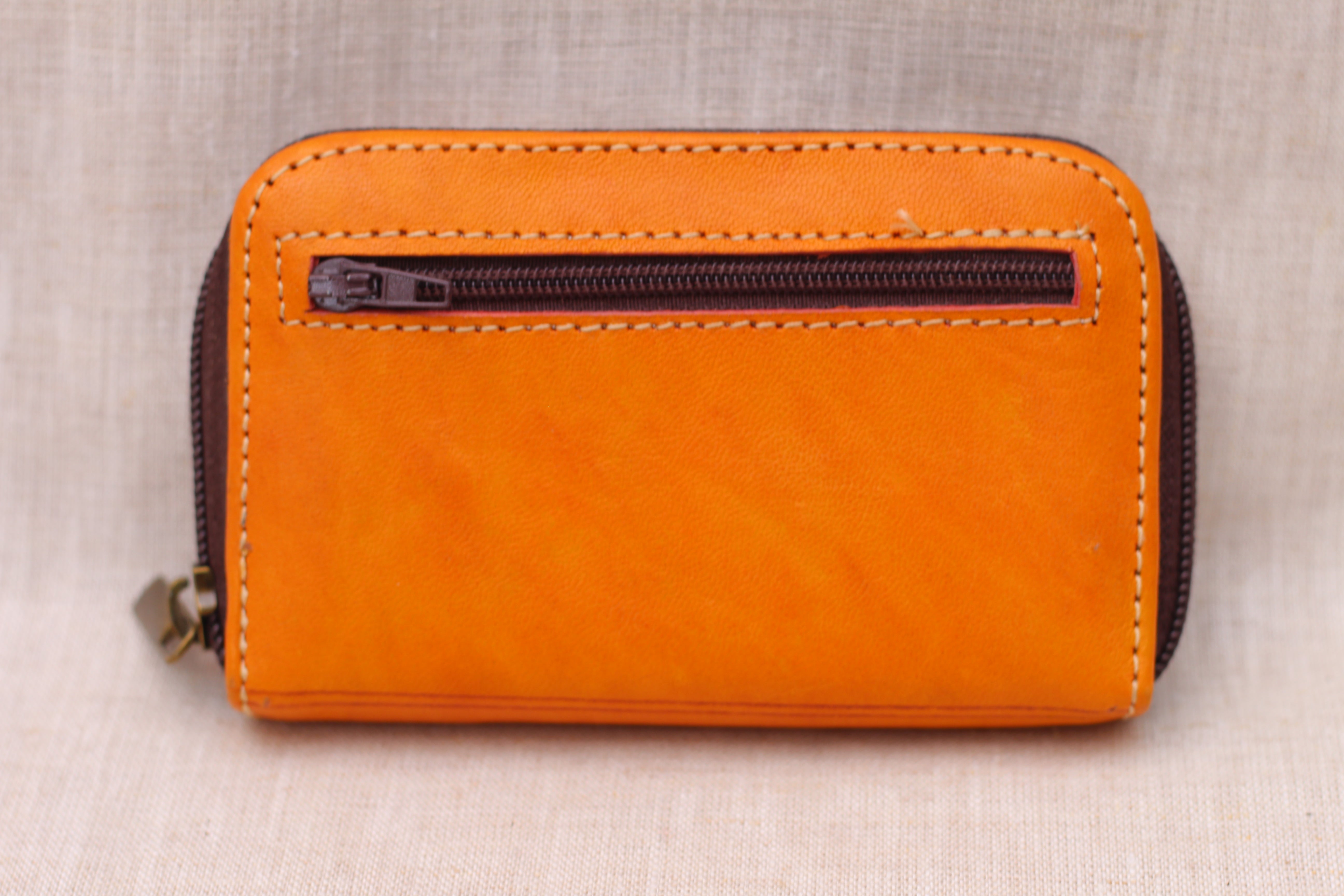 Yellow Embossed Purse