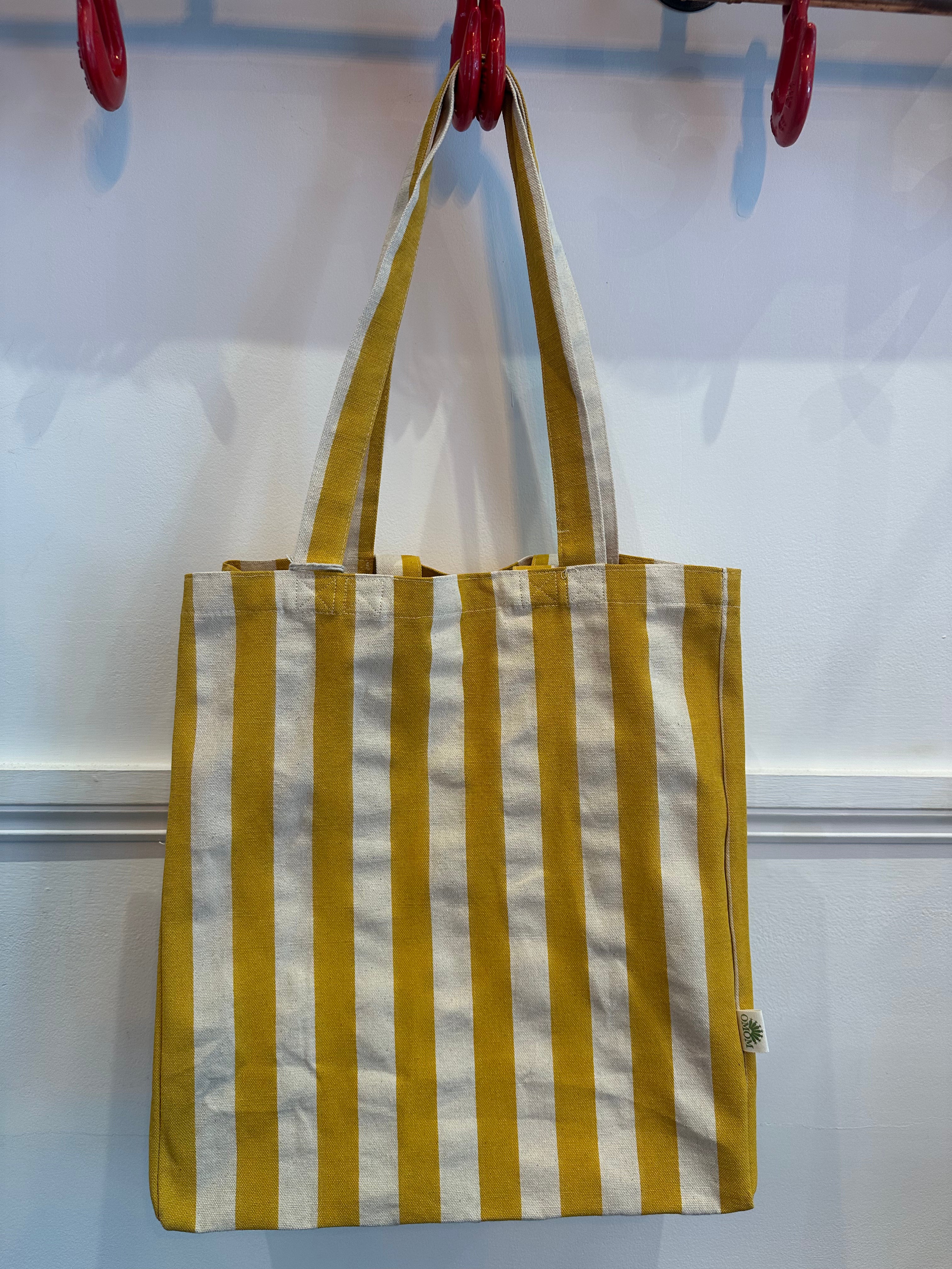 Striped Tote Bags