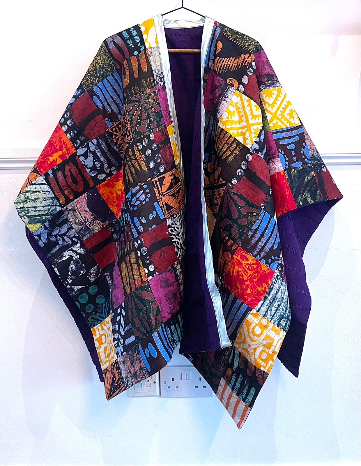 Patchwork Reversible Aso Oke Throw