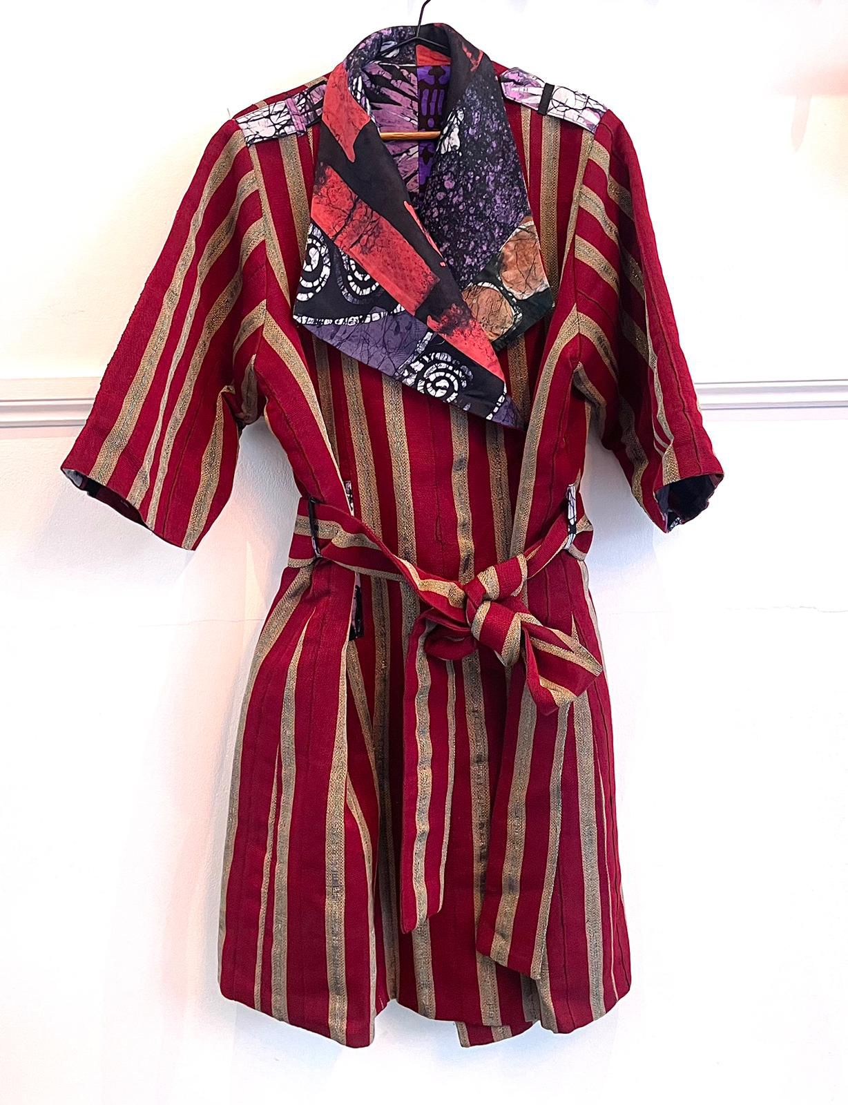 Patchwork Aso Oke Jacket (Reversible)