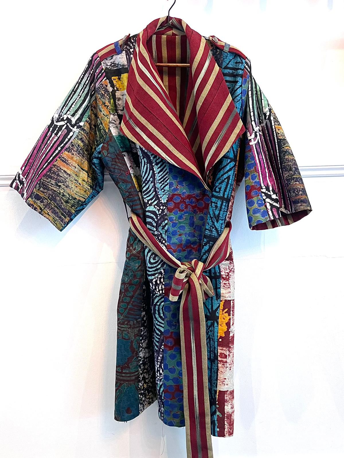 Patchwork Aso Oke Jacket (Reversible)