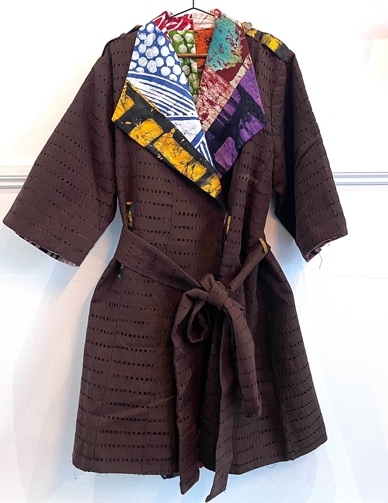 Patchwork Aso Oke Jacket (Reversible)