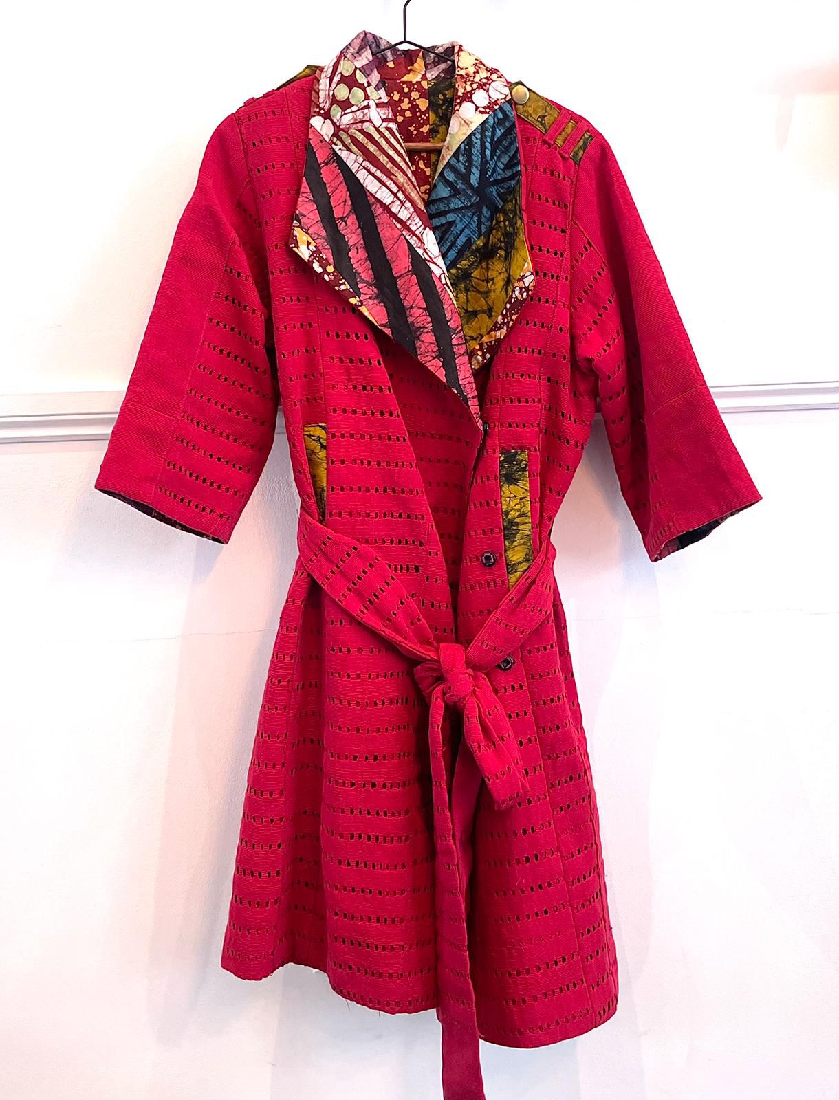 Patchwork Aso Oke Jacket (Reversible)